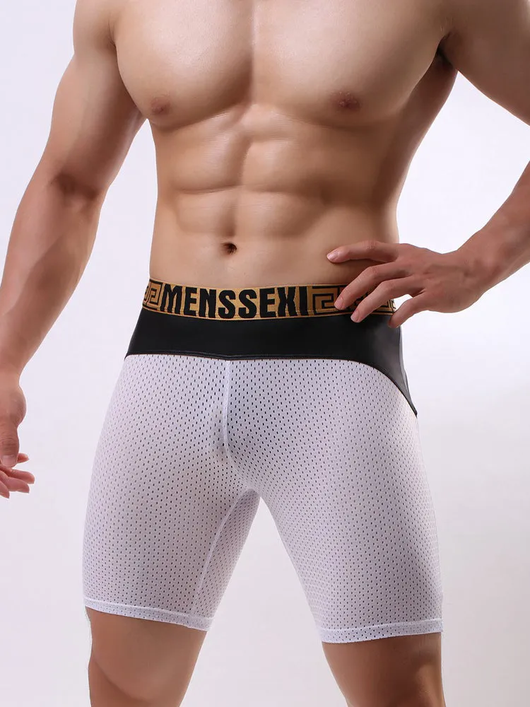 Men's Mesh Base Layer Compression Shorts