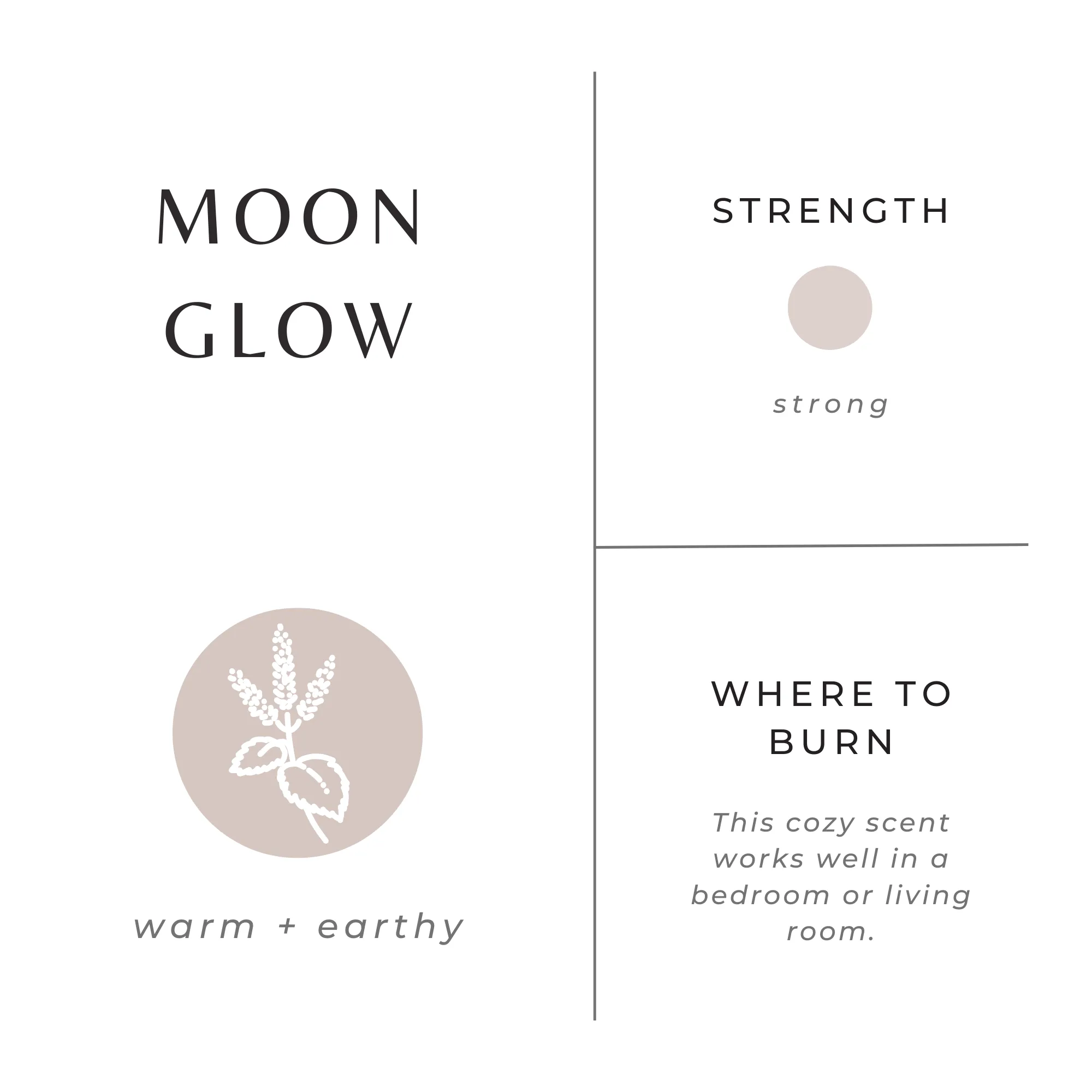 Moonglow - Patchouli   Cinnamon   Black Pepper