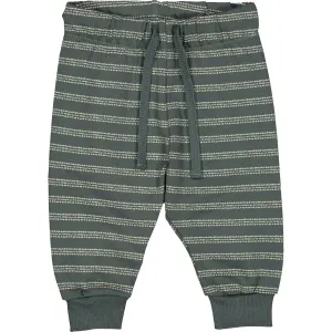Musli - Organic Cotton Sweatpants - Green Stripe