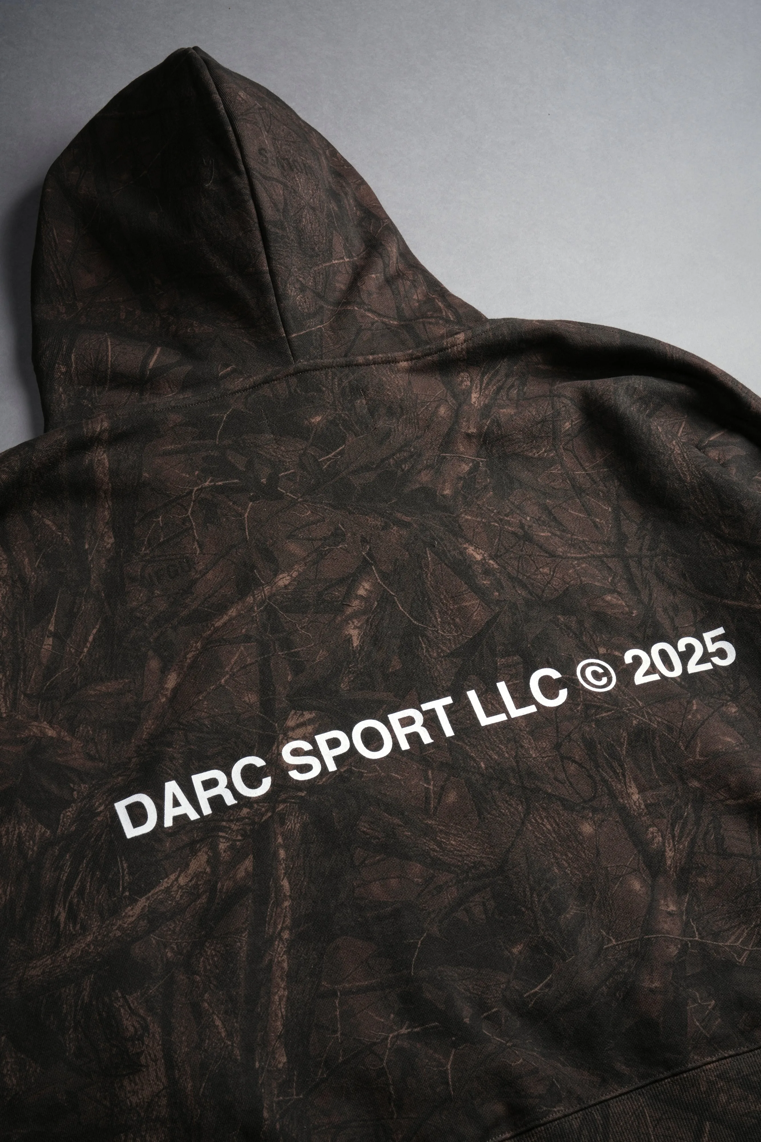 Origin Hesh Grunge "Gage Box Cut" Hoodie in Brown Driftwood Forest Camo