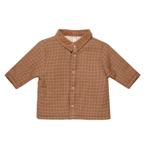 Quincy Mae - Ford Jacket in Cinnamon Grid