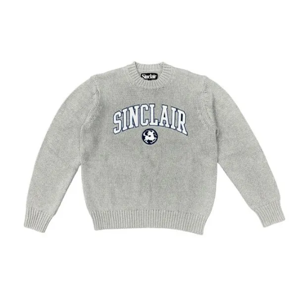 Sinclair Tackle Twill Sweater - Grey